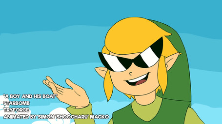 5_fingers armchair arrow_(weapon) blonde_hair blood blue_eyes bodily_fluids boomerang bow_(weapon) candle car chair clothed clothing cloud duo eyebrows eyewear facial_hair feral fingers footwear furniture green_clothing group hair holding_melee_weapon holding_object holding_sword holding_weapon humanoid_pointy_ears humor key machine male melee_weapon music mustache nosebleed one_eye_closed pointy_ears ranged_weapon reclining_chair sandals shoes solo song sunglasses sword text vehicle watercraft weapon shoocharu majora's_mask mario_bros nintendo the_legend_of_zelda king_of_red_lions link the_undertaker tingle alcid avian bird equid equine galliform horse humanoid lari living_boat living_machine living_vehicle living_watercraft mammal phasianid puffin turkey animated english_audio english_text hi_res long_playtime multiple_scenes sound video