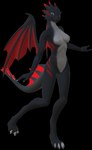 athletic avatars breasts claws female medium_breasts model neos solo tail wings elysium_avatars mythology vrchat dragon mythological_creature mythological_scalie scalie 3d_(artwork) alpha_channel digital_media_(artwork) hi_res