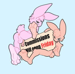 anthro anus balls bedroom_eyes blue_background butt cheek_tuft duo erection facial_tuft fur genitals half-closed_eyes humanoid_genitalia humanoid_penis inviting male narrowed_eyes nude orange_body orange_fur orange_skin penis perineum pink_body pink_fur pink_skin presenting presenting_anus presenting_balls presenting_hindquarters presenting_penis seductive simple_background smile smirk smug smug_face tuft xing1 lagomorph leporid mammal rabbit absurd_res hi_res