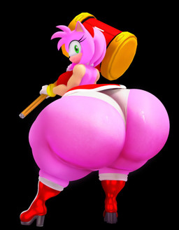accessory anthro big_butt black_nose boots bracelet breasts butt clothing dress eyelashes female footwear gloves gold_(metal) gold_bracelet gold_jewelry green_eyes hair hair_accessory hairband hammer handwear high_heeled_boots high_heels holding_hammer holding_object holding_tool holding_weapon huge_butt huge_thighs hyper hyper_butt jewelry looking_at_viewer looking_back looking_back_at_viewer panties pink_body pink_ears pink_hair rear_view red_clothing red_dress red_footwear red_hairband red_shoes shoes side_view smile smiling_at_viewer solo tan_inner_ear thick_thighs tools underwear weapon white_clothing white_gloves white_handwear white_panties white_underwear cindablimp perros_god sega sonic_the_hedgehog_(series) amy_rose eulipotyphlan hedgehog mammal 2025 3d_(artwork) digital_media_(artwork) hi_res