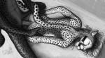2013 abstract_background anal anal_penetration anatomically_correct anatomically_correct_penis animal_genitalia back ball_gag balls barbs bdsm bed belly black_fur bondage bound butt butt_grab cheetah coach cryme_the_cheetah ear_piercing eyes_closed feline feline_penis fluffy_panther forced fur gag gay girly greyscale hair hybrid khraym lying male mammal monochrome on_stomach orange_hair panther penetration penis piercing raised_tail realistic red_hair rosettes shaded sheath spots white_fur yellow_fur
Rating: Explicit
Score: 4
User: KhraymTheCheetah
Date: March 31, 2014