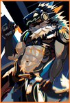 a9td abs anthro athletic athletic_male fur machine male navel solo protogen digital_drawing_(artwork) digital_media_(artwork) hi_res