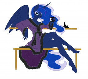 anthro anthrofied blue_skin cup equine female friendship_is_magic hair horn mammal mane moon my_little_pony princess_luna_(mlp) sitting smile solo spiderweber winged_unicorn wings
Rating: Questionable
Score: 29
User: KrzykaczNerwus
Date: November 07, 2013