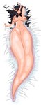 anthro apode breasts dakimakura eyestalks female fused_legs genitals human_skin human_skin_color legless nipples nude pussy slime solo uniped dangernoodledrawings lily_(dangernoodledrawings) gastropod mammal mollusk slug absurd_res dakimakura_design hi_res