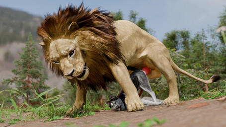 anal anal_penetration animal_genitalia animal_penis duo feral feral_on_feral feral_penetrated feral_penetrating feral_penetrating_feral forest genitals male male/male mountain penetration penis plant sex tree horsedark3d canid canine canis domestic_dog felid husky lion mammal nordic_sled_dog pantherine spitz 3d_(artwork) absurd_res animated blender_(artwork) blender_cycles_(artwork) digital_media_(artwork) hi_res huge_filesize short_playtime video