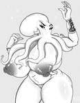 big_breasts breasts curvy_figure female genitals huge_breasts hyper hyper_breasts nipples nude pseudo_hair pussy solo tentacle_hair tentacles thick_thighs voluptuous wide_hips karakylia animal_humanoid cephalopod cephalopod_humanoid humanoid marine marine_humanoid mollusk mollusk_humanoid octopus_humanoid hi_res monochrome