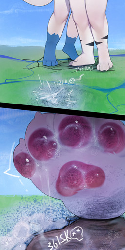 anthro balls bodily_fluids city cum death death_count duo erection genital_fluids genitals macro male male/male mass_crush micro musk navel nude paws penis text ti-suger domestic_cat felid feline felis mammal absurd_res comic english_text hi_res