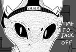 alternative_fashion anthro beanie cheek_tuft close-up clothing dialogue facial_tuft hat headgear headwear humor male punk solo text tuft wide_eyed sinsquest vans sins_(sinsquest) bat mammal english_text greyscale monochrome trans_(lore) trans_man_(lore)