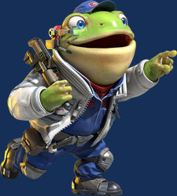 4_fingers anthro biped blue_eyes boots clothed clothed_anthro clothed_male clothing fingers footwear green_body hat headgear headwear holding_object holding_tool holding_wrench male membrane_(anatomy) scouter shoes solo tools webbed_hands wrench unknown_artist nintendo star_fox star_fox_(2026) slippy_toad amphibian frog 2026 3d_(artwork) digital_media_(artwork) full-length_portrait official_art portrait