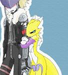 beelzemon black_nose black_sclera blue_eyes blush clothed clothing digimon facial_markings gloves hug jacket markings renamon takao-hikari
Rating: Safe
Score: 2
User: ChestFox
Date: March 23, 2014
