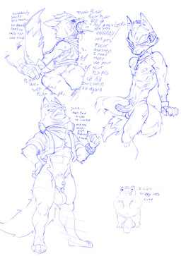 abdominal_bulge abs animal_genitalia anthro balls bodily_fluids bottomless clothed clothing cum cum_inflation cum_inside dialogue drooling duo foreskin genital_fluids genitals humanoid_genitalia humanoid_penis inflation male male/male nipples penis pubes saliva sheath sound_effects sweat text concosive nintendo star_fox fox_mccloud slippy_toad scalie sharpclaw_(star_fox) absurd_res english_text hi_res