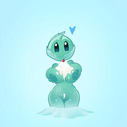 areola big_breasts biped blue_body breasts cherry cream_(food) eyelashes female food front_view fruit genitals hand_on_breast heart_symbol holding_breast huge_breasts hyper hyper_breasts monotone_body nipples not_furry nude nude_female plant simple_background small_waist solo vulva wide_hips aim752 electronic_arts plants_vs._zombies popcap_games elemental_creature elemental_humanoid flora_fauna humanoid iceberg_lettuce_(pvz) plant_humanoid 1:1 2026 digital_media_(artwork) hi_res