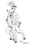 4_fingers anal anal_penetration anthro anthro_on_anthro antlers athletic big_dom_small_sub biped bodyguard_position cloven_hooves dominant duo erection eyes_closed fingers from_behind_position genitals handjob hooved_fingers hooves horn larger_male looking_pleasured male male/male male_penetrated male_penetrating male_penetrating_male moan nipples nude open_mouth penetration penile penis reach_around sex short_tail side_view simple_background size_difference smaller_male smaller_penetrated standing standing_sex tail doug_winger deer mammal marsh_deer new_world_deer pudu 1997 2:3 black_and_white full-length_portrait monochrome portrait signature