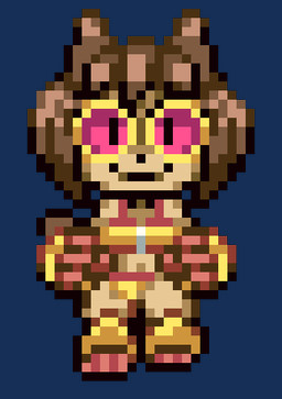 anthro clothing eyewear female goggles running solo sprite_art swimwear komissar_bav rubberross third-party_edit gameoverse glitch_productions kit_bodega domestic_cat felid feline felis mammal animated low_res upscale