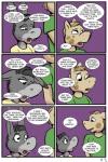 2018 2:3 adolescent anthro asinus base_three_layout buckteeth clothed clothing comic dialogue donkey english_text equid equine female grid_layout hi_res horse jennifer_(study_partners) male mammal open_mouth purple_background regular_grid_layout simple_background six_frame_grid six_frame_image speech_bubble study_partners teeth text three_row_layout thunderouserections tongue woody_(study_partners) young