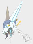 anthro cybernetics female gills gore machine solo teeth tooth_removal skushi 20_(skushi) cyborg fish marine shark absurd_res hi_res