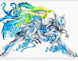 ambiguous_gender blue_eyes christian_cross christian_symbol claws coptic_cross cross cross_necklace facial_markings feral fur head_markings jewelry markings necklace religion religious_symbol simple_background smile solo text toe_claws white_background weird-art-girl christianity canid canine mammal english_text
