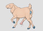 anatomically_inaccurate animal_genitalia animal_penis animal_pussy anus backsack balls big_flare bovid canine_genitalia canine_pussy caprine causationcorrelation equine_genitalia equine_penis feral flared_penis fur genitals goat half-erect herm hooves intersex mammal medial_ring mismatched_animal_penis mismatched_genitalia mismatched_penis mismatched_pussy penis pussy quadruped solo tail