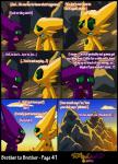 2015 alternate_color bloodstone brother_(lore) comic dialogue duo english_text eyes_closed gem_(redfox09) generation_3_pokemon green_eyes hi_res humanoid in_denial male mountain nintendo not_furry open_mouth outside pokemon pokemon_(species) profanity purple_body purple_skin romantic romantic_couple sableye shiny_pokemon sibling_(lore) sky sun text vibrantechoes yellow_body yellow_skin