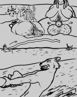 animal_genitalia animal_penis anthro balls beach belly_hair big_balls big_breasts big_butt big_penis body_hair breasts butt butt_hair butt_squish dreadlocks duo elderly elderly_anthro elderly_gynomorph elderly_intersex flared_penis genitals gynomorph hair hairy hairy_balls holding_penis huge_balls huge_breasts huge_butt huge_hips huge_penis huge_thighs humor hyper hyper_balls hyper_genitalia hyper_penis intersex long_hair male penis penis_ejection penis_retraction rescue retracting_penis sea sheath sitting spread_legs spreading squish surprised swimming thick_thighs water wide_hips thechonk jesse_"jack_in_the_box"_taylor_(grannybase) asinus canid canine donkey equid equine hybrid mammal mule 2025 4:5 comic hi_res monochrome