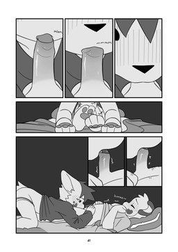 anthro ass_up bed bed_sheet bedding blush blush_lines bodily_fluids cheek_tuft clothing curling_toes dim_lighting duo facial_tuft feet fellatio floppy_ears foreskin foreskin_play furniture genitals glistening glistening_genitalia glistening_penis heart_(marking) long_sleeve_shirt long_sleeves male male/male markings moan onomatopoeia oral pawpads penile penis pillow saliva saliva_on_penis sex shaking shirt sound_effects spread_legs spreading t-shirt text topwear tremble_lines tremble_spikes trembling tuft young young_anthro young_male young_on_young minishadefox elliot_vance nico_florence canid canine canis domestic_dog mammal absurd_res black_and_white hi_res monochrome cousins_(lore) incest_(lore)