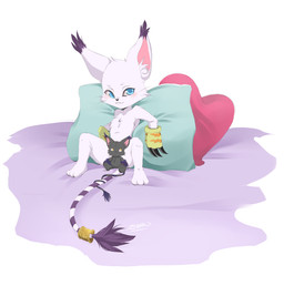 2014 alexzorak ambiguous_gender anthro bandai bed blackgatomon blue_eyes blush claws convenient_censorship cub digimon ear_tuft feline fur gatomon gloves looking_at_viewer mammal pillow plain_background plushie sitting smile solo spread_legs spreading tail_ring tuft white_fur young
Rating: Questionable
Score: 5
User: Jaser
Date: December 18, 2014 2014 alexzorak ambiguous_gender anthro bandai bed blackgatomon blue_eyes blush claws convenient_censorship cub digimon ear_tuft feline fur gatomon gloves looking_at_viewer mammal pillow plain_background plushie sitting smile solo spread_legs spreading tail_ring tuft white_fur young
Rating: Questionable
Score: 5
User: Jaser
Date: December 18, 2014