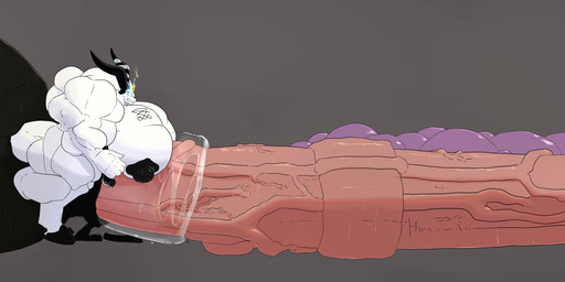angry animal_genitalia animal_penis anthro balls big_balls big_muscles big_pecs big_penis bodily_fluids breeding_mount broken_condom broken_mount bubble carved_horn condom cum cum_bubble digitigrade equine_genitalia equine_penis erection excessive_cum excessive_genital_fluids extreme_musk filled_condom flared_penis genital_fluids genitals glowing glowing_eyes heterochromia highlights_(coloring) horn huge_balls huge_muscles huge_pecs huge_penis hyper hyper_balls hyper_cum hyper_genitalia hyper_muscles hyper_pecs hyper_penis hyper_vein macro male medial_ring muscular musk pecs penis rutting sexual_barrier_device solid_cum solo sweat sweaty_balls sweaty_genitalia sweaty_penis tattoo translucent unusual_bodily_fluids unusual_cum unusual_genital_fluids vein veiny_balls hd_waffle lucifer_(hd_waffle) bovid caprine goat mammal 2025 absurd_res colored hi_res line_art shaded