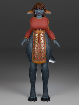 anthro blue_body brown_hair clothed clothed_anthro clothed_female clothing dancing female front_view hair solo kpnbo mythology cinder_(kpnbo) dragon mythological_creature mythological_scalie scalie 3:4 3d_(artwork) 3d_animation animated digital_media_(artwork) hi_res high_framerate no_sound short_playtime video