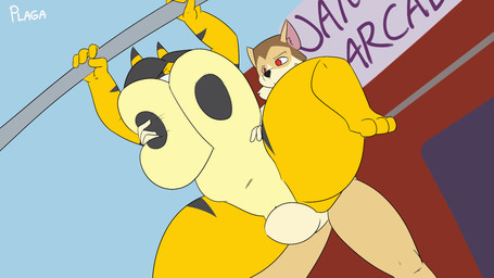 all_fours anthro areola big_breasts black_hair breasts brown_hair curvy_figure doggystyle duo female female_penetrated from_behind_position fur genitals hair huge_breasts low-angle_view male male/female male_penetrating male_penetrating_female nipples nude overweight overweight_female penetration penile penile_penetration penis_in_vagina plump_labia sex shortstack shortstack_female stripes thick_thighs vaginal vaginal_penetration voluptuous vulva yellow_body yellow_fur triplepistacho parfait_(triplepistacho) canid canine canis domestic_dog felid herding_dog mammal pantherine pastoral_dog tiger welsh_corgi 16:9 2018 2d_animation animated character_request digital_media_(artwork) frame_by_frame hi_res widescreen