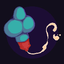 animal_genitalia balls bodily_fluids cum erection genital_fluids genitals in_sheath male peaking sheath simple_background solo safrana canid canine mammal digital_media_(artwork) pixel_(artwork)