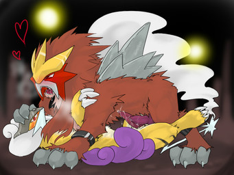balls canine cone_penis cum d_lion entei erection feral frottage fur gay hair legendary_pokémon long_hair long_tail lying male mammal nintendo nipples nude on_back penis plain_background pokémon raikou red_eyes sex smile video_games white_fur
Rating: Explicit
Score: 10
User: furry_and_yiff
Date: February 03, 2014