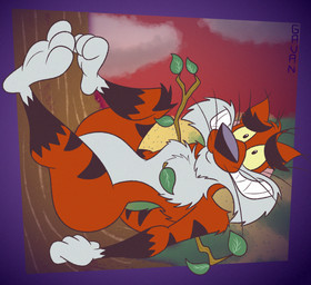 3_toes 4_fingers accident against_natural_surface against_surface against_tree anthro arched_back arm_tuft back_tuft barefoot belly bent_leg big_butt biped black_eyebrows black_nose black_stripes branch broken_branch brown_eyes butt butt_from_the_front casual_nudity cheek_tuft chest_tuft clenched_teeth cloud clumsy curvy_figure dazed dipstick_ears ear_markings ears_back embarrassed eyebrows facial_tuft fangs feet fingers fur grass grin grinning_at_viewer humanoid_feet humanoid_heel knee_tuft leaf leg_markings leg_tuft looking_at_viewer lying male markings multicolored_body multicolored_ears multicolored_fur nervous nervous_smile nude on_back on_grass on_ground open_mouth open_smile orange_body orange_fur orange_sky pivoted_ears plant plantigrade pose raised_foot scales scut_tail sharp_teeth short_tail shoulder_tuft sky slightly_chubby slightly_chubby_anthro slightly_chubby_male smile smiling_at_viewer socks_(marking) soles solo striped_body striped_fur striped_markings striped_tail stripes sun tail tail_markings teeth thick_eyebrows toes tree tuft two_tone_body two_tone_fur ventral_scales whiskers white_belly white_body white_chest white_feet white_fur white_hands white_sclera wide_hips gavanzude adventures_from_the_book_of_virtues pbs socrates_the_bobcat bobcat felid feline lynx mammal 2025 alternate_version_at_paywall colored digital_drawing_(artwork) digital_media_(artwork) flat_colors hi_res pinup signature