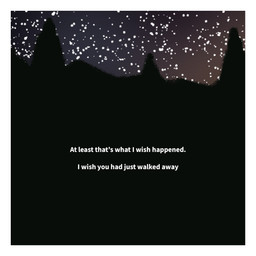 border forest internal_dialogue night plant sky star starry_sky text tree white_border white_text zero_pictured oystr 1:1 hi_res
