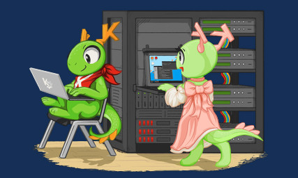 3_toes 4_fingers anthro antlers big_eyes biped black_eyebrows black_eyes bow_tie chair clothing collar computer curled_tail digitigrade dress duo electronics eyebrows eyelashes feet female female_anthro fingers floor furniture green_body green_scales gui horn kerchief kerchief_only keyboard laptop led_light letter_(alphabet) long_tail male male_anthro mostly_nude neckerchief neckerchief_only neckwear on_chair open_mouth pink_antlers pink_bow_tie pink_clothing pink_collar pink_dress pupils rear_view red_kerchief red_neckerchief round_head scales screen server server_room shadow side_view simple_background sitting sitting_on_chair slit_pupils snout standing tail toes transparent_background typing white_clothing white_dress white_sclera wood wood_floor year yellow_antlers yellow_horn arctaxia cc-by-sa creative_commons kde linux mythology katie_(kde) konqi dragon mythological_creature mythological_scalie scalie 2025 5:3 alpha_channel digital_drawing_(artwork) digital_media_(artwork) hi_res krita_(artwork) official_art portrait shaded signature