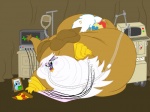avian bird brown_fur crying female food friendship_is_magic fur gilda_(mlp) gryphon guyfuy hungry immobile morbidly_obese my_little_pony overweight paint pizza rainbow_dash_(mlp) sad solo tears white_feathers wings yellow_eyes
Rating: Questionable
Score: -17
User: Lordryu
Date: October 22, 2012
