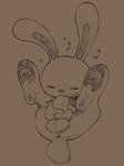 anthro anus autofellatio balls erection genitals long_ears male masturbation oral oral_masturbation penile penile_masturbation penis short_stack solo uglyoni sam_and_max max_(sam_and_max) lagomorph leporid mammal rabbit 3:4 hi_res line_art