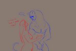 anthro cuddling dialogue duo emotional female from_front_position interracial_couple kissing love lying male male/female missionary_position muscular muscular_female muscular_male not_furry on_back oral panthera-dmg penetration sex tender text vaginal diggermygrave felid human humanoid mammal pantherine tiger animated long_playtime partially_colored sketch