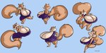 anthro big_breasts big_butt bottomwear bow_tie breasts buckteeth butt clothing female fur hand_on_hip huge_breasts hyper hyper_breasts multicolored_body multicolored_fur open_mouth short_stack solo tan_body tan_fur teeth thick_thighs topwear two_tone_body two_tone_fur dutch_(artist) boris_(dutch) mammal rodent sciurid tree_squirrel 2023 digital_media_(artwork) hi_res