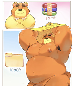 anthro areola armpit_hair arms_above_head barazoku belly belly_overhang biceps big_belly big_muscles body_hair border bottomless bottomless_anthro bottomless_male claws clothed clothing comparing eyebrows eyes_closed fatpad file file_folder fur genitals huge_belly huge_muscles humanoid_genitalia humanoid_penis kemono male moobs musclegut muscular muscular_anthro muscular_male navel nipples number obliques overweight overweight_anthro overweight_male partially_clothed pecs penis penis_base raised_clothing raised_topwear simple_background smile solo sweater text thick_arms thick_eyebrows topwear tuft undressing white_border o-ro animal_crossing decompressed_file_meme nintendo winrar teddy_(animal_crossing) bear mammal 2026 comic hi_res meme multiple_scenes