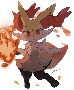3_fingers 3_toes ambiguous_anthro ambiguous_gender anthro arm_tuft big_tail biped blush blush_lines cheek_tuft chest_tuft chibi digitigrade dipstick_tail elemental_manipulation facial_tuft feet fingers fire fire_manipulation flat_chested front_view fur hip_tuft holding_object holding_stick inner_ear_fluff looking_at_viewer markings multicolored_body multicolored_fur nude_ambiguous nude_anthro on_one_leg open_mouth orange_body orange_eyes orange_fur orange_inner_ear_fluff orange_nose orange_tail_tip pointy_ears prick_ears shoulder_tuft simple_background solo standing stick tail tail_markings toes tuft two_tone_tail white_background white_body white_fur yellow_body yellow_fur yellow_tail ikei nintendo pokemon braixen canid generation_6_pokemon mammal pokemon_(species) 2022 colored colored_sketch digital_drawing_(artwork) digital_media_(artwork) english_description full-length_portrait hi_res japanese_description portrait shaded signature sketch