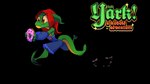 anthro black_background clothed clothing dessert doughnut female female_anthro food green_body green_scales orange_eyes pastry running scales simple_background solo yellow_sclera david_lillie rhiri_(yark) kobold scalie 16:9 animated short_playtime widescreen