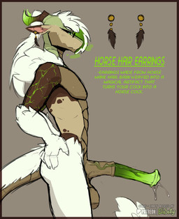 5_fingers animal_genitalia animal_penis anthro balls biped black_sclera butt claws equine_genitalia equine_penis erection eyewear finger_claws fingers flared_penis fur genitals glasses green_eyes green_horn hair hand_on_butt hand_on_own_butt horn male medial_ring nude nude_anthro nude_male penis side_view simple_background solo standing tail text white_body white_fur white_hair white_tail spiritelin elin_(psychorodent) snatyr 2025 absurd_res digital_drawing_(artwork) digital_media_(artwork) english_text hi_res