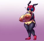 4_arms anthro areola big_areola big_breasts big_nipples breasts female genitals huge_areola huge_breasts huge_nipples multi_arm multi_limb nipples non-mammal_breasts non-mammal_nipples pokemorph pussy slightly_chubby solo standing thick_thighs elfdrago nintendo pokemon patsy_bennett arthropod generation_2_pokemon insect ledian pokemon_(species) 2019 hi_res