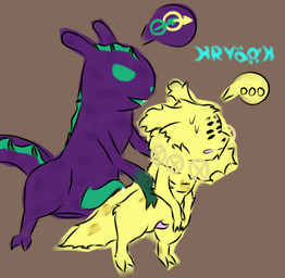duo erection feral genitals karma_flower male male/male multi_eye penis requesting ribs sex_request simple_background tapering_penis kryaak rain_world videocult bloomtail coralcat slugcat colored_sketch digital_media_(artwork) hi_res pictographics signature sketch