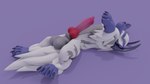 16:9 3d_(artwork) absol animal_genitalia animal_penis arcanine arumous balls big_balls big_penis canine_genitalia canine_penis claws digital_media_(artwork) erection feral fur generation_1_pokemon generation_3_pokemon genitals hi_res hybrid knot looking_at_viewer male nintendo paws penis pokemon pokemon_(species) presenting presenting_penis sheath simple_background solo ultrayanto widescreen