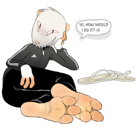anthro clothing feet flip_flops foot_fetish foot_focus footprint footwear male sandals shoes soles solo wrinkled_feet wrinkles istealsocks mammal murid murine rat rodent