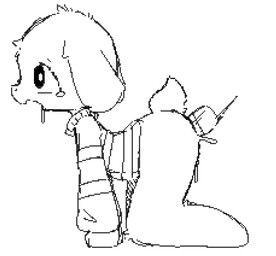 anal anal_penetration anthro bodily_fluids clothed clothing drooling duo fur male open_mouth penetration saliva sex simple_background tail tears young young_anthro caffrain undertale undertale_(series) asriel_dreemurr bovid caprine goat mammal aliasing binary_drawing digital_drawing_(artwork) digital_media_(artwork) monochrome upscale