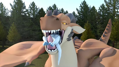 anthro balls belly burping digitigrade dipstick_nose duo erection extreme_size_difference female female_prey feral genitals gloves_(marking) knot knotted_penis leg_markings looking_at_viewer lying male male/female male_pred markings mawplay membrane_(anatomy) membranous_wings on_back on_tongue oral_vore penis quadruped size_difference socks_(marking) soft_vore steam tail thick_tail tongue vore wings zairiza european_mythology mythology malfaren sera_(sera) dragon kobold mythological_creature mythological_scalie scalie western_dragon 16:9 3d_(artwork) 3d_animation animated digital_media_(artwork) long_playtime no_sound webm widescreen