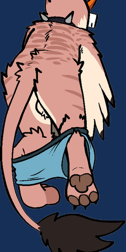 anthro backsack balls clothing collar eyewear feet genitals glasses hindpaw horn male pawpads paws removing_underwear solo spiked_collar spikes undressing undressing_self trout_(artist) mythology trout_(character) avian gryphon mythological_avian mythological_creature alpha_channel