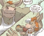 accidental_incest_(lore) age_difference anthro anthro_on_anthro artdecade asinus bathroom bodily_fluids comic cum cum_in_mouth cum_inside cum_on_face dad_(donkcest) dialogue donkey duo english_text equid equine erection eyewear facial_hair father_(lore) father_and_child_(lore) father_and_son_(lore) fellatio genital_fluids genitals glasses glory_hole humanoid_genitalia humanoid_penis incest_(lore) little_brother_(donkcest) male male/male male_penetrated male_penetrating male_penetrating_male mammal nude older_penetrated oral orgasm panel_skew parent_(lore) parent_and_child_(lore) parent_and_son_(lore) penetration penile penis public_restroom restroom_stall sex son_(lore) text two_panel_image